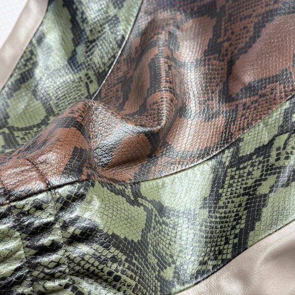 Louis Vuitton Python-Mix Leather Tracksuit Top – Mid-Brown - Picture 9 of 10